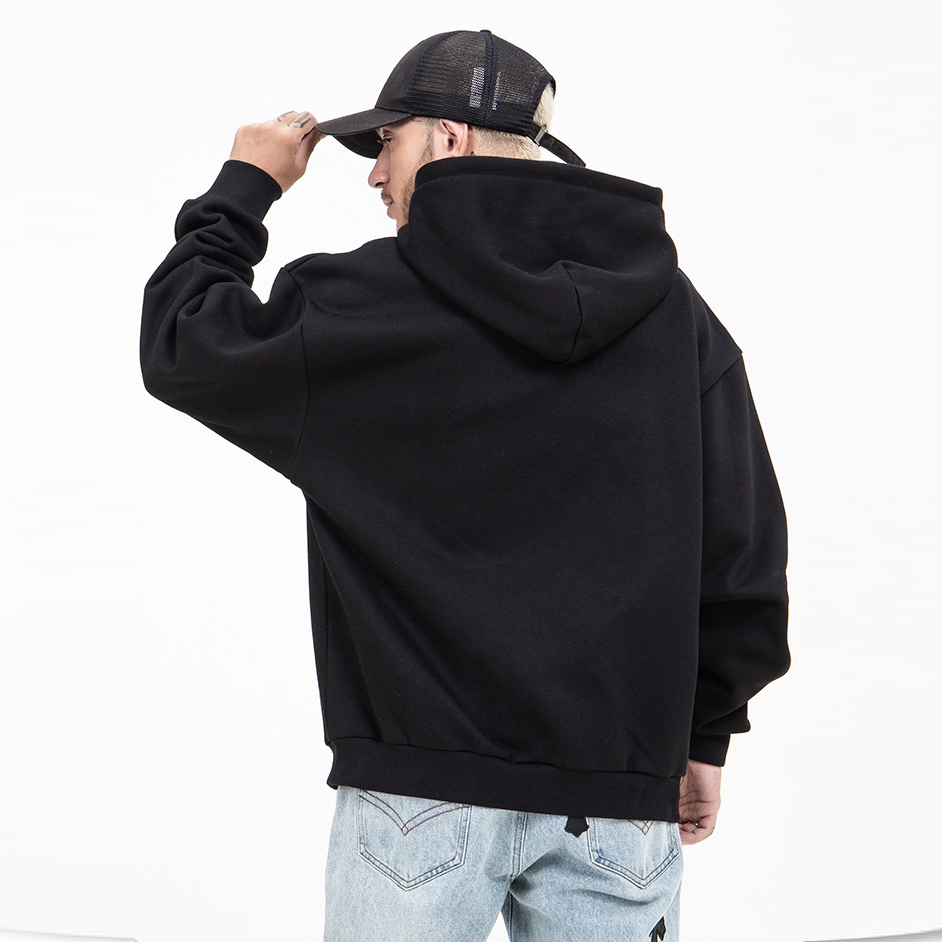 360g Solidus Color Padded Oversize iugo Hoodie (III)