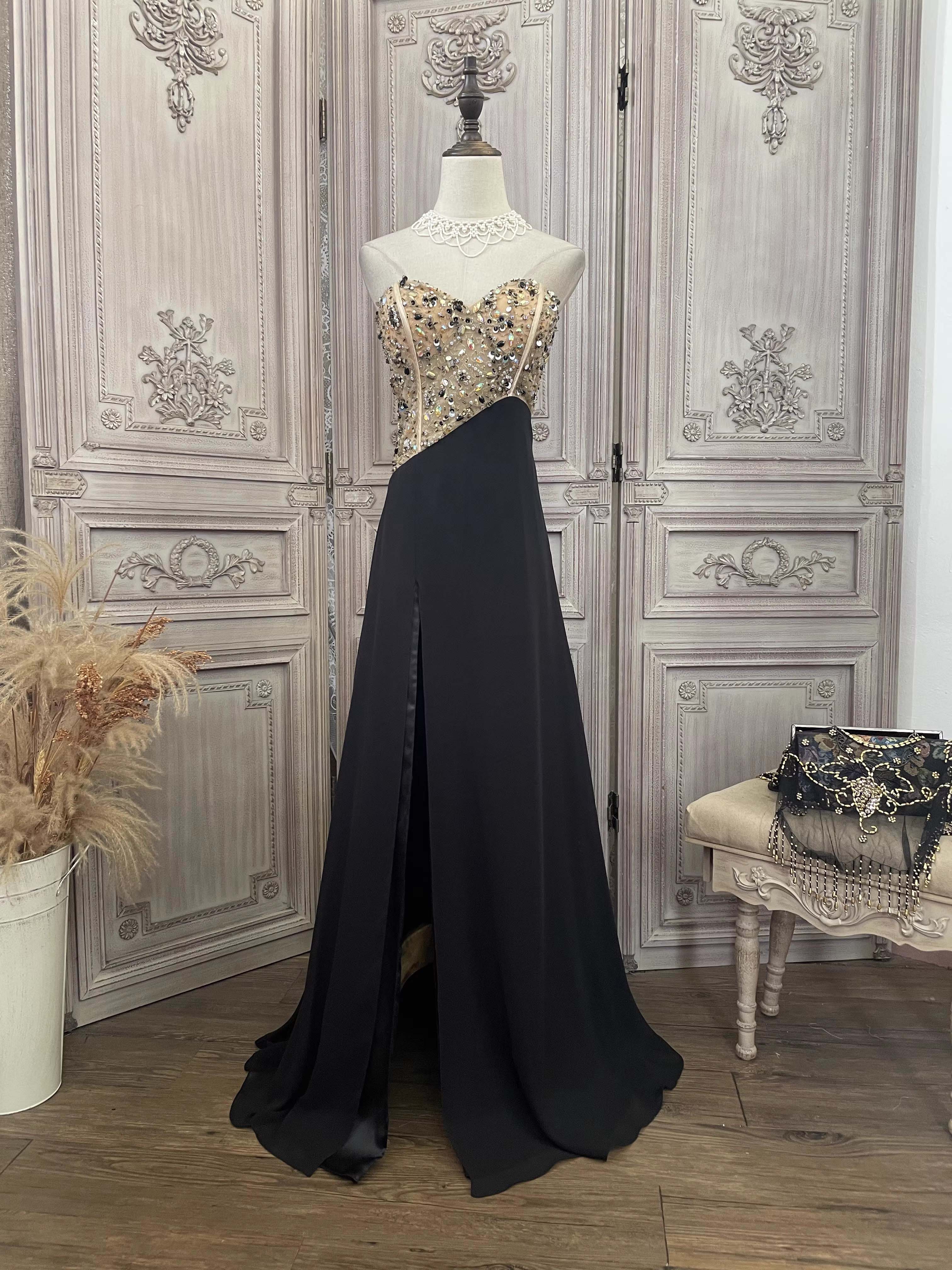 Beaded Slit Cheap mulierem amictus Dress Companies (3)