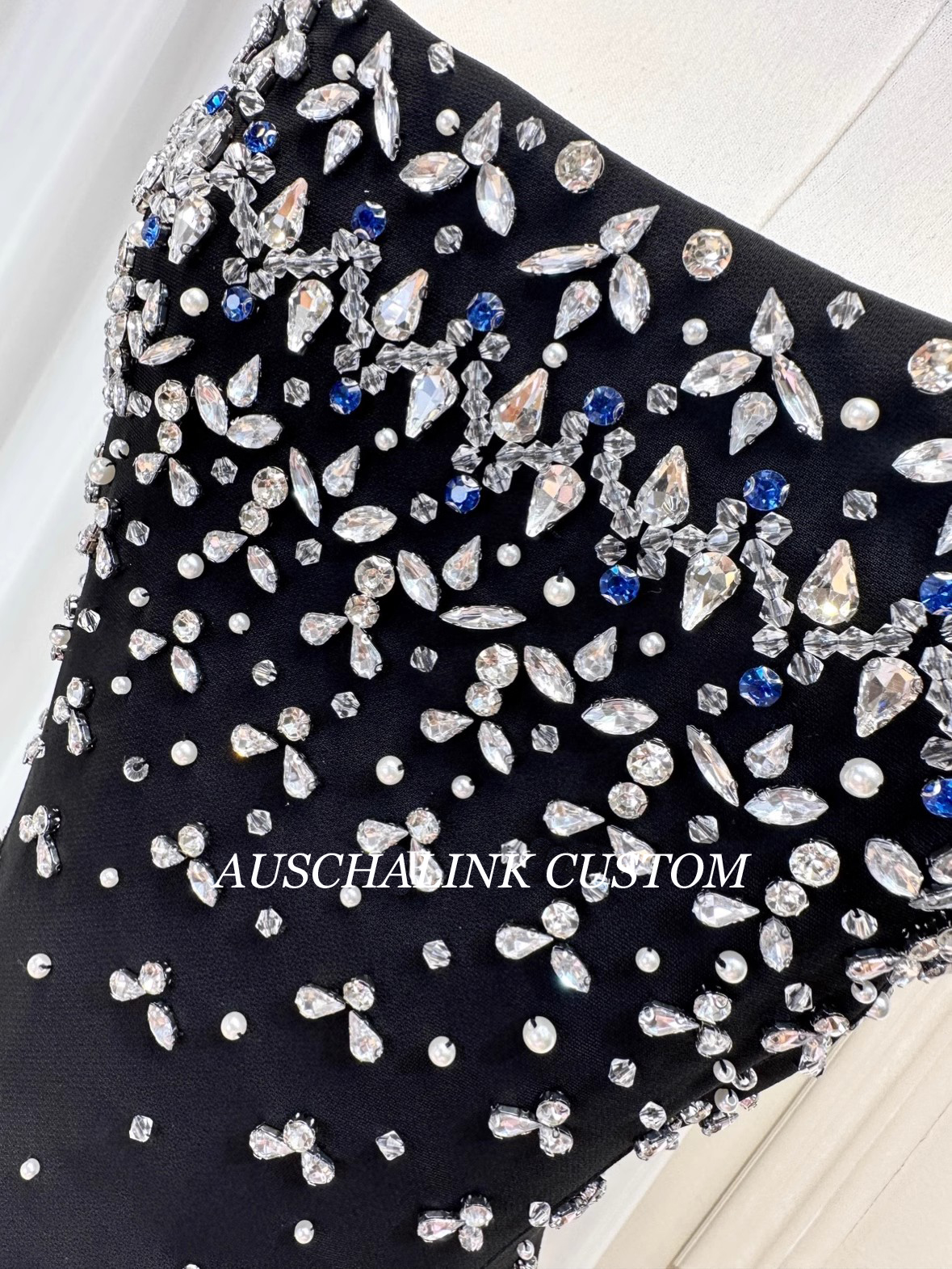 Black Custom Women Sequin Dress Exporter (2)