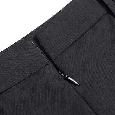 黒のプロフェッショナル スーツ ビジネス ワーク スカート (8)