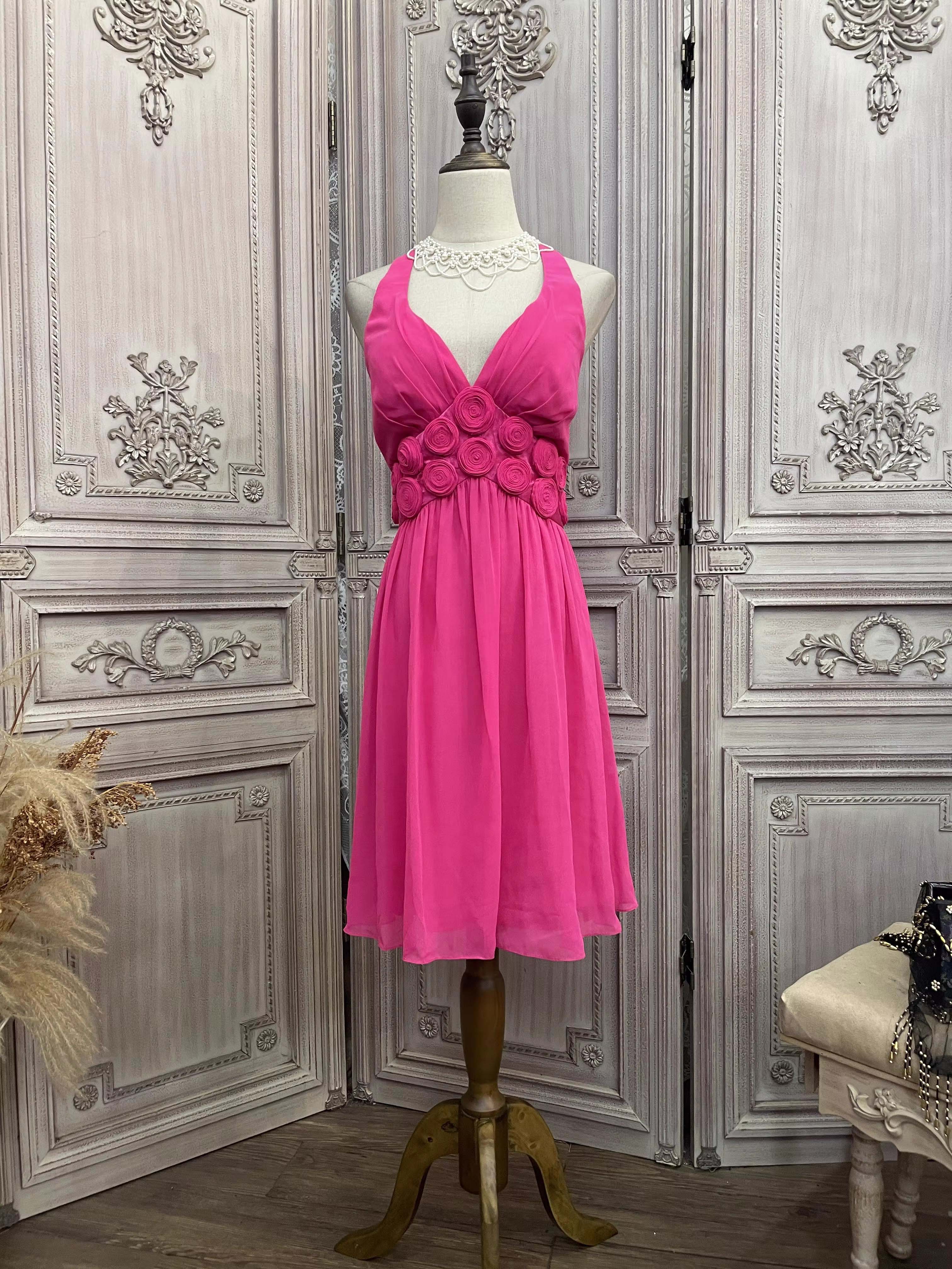 Hochwertige formelle Kleidung aus Chiffon mit Blumenmuster für Damen (3)