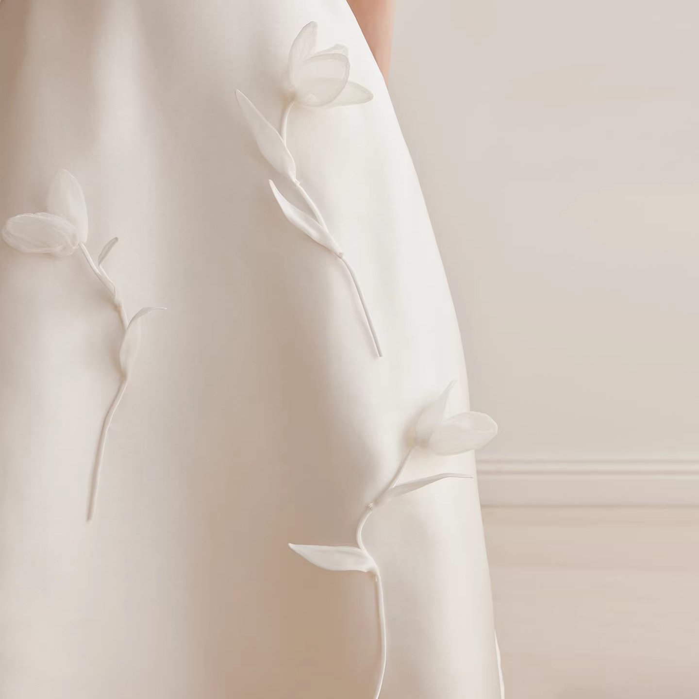 Custom 3D Petal Skirt for Women (2)