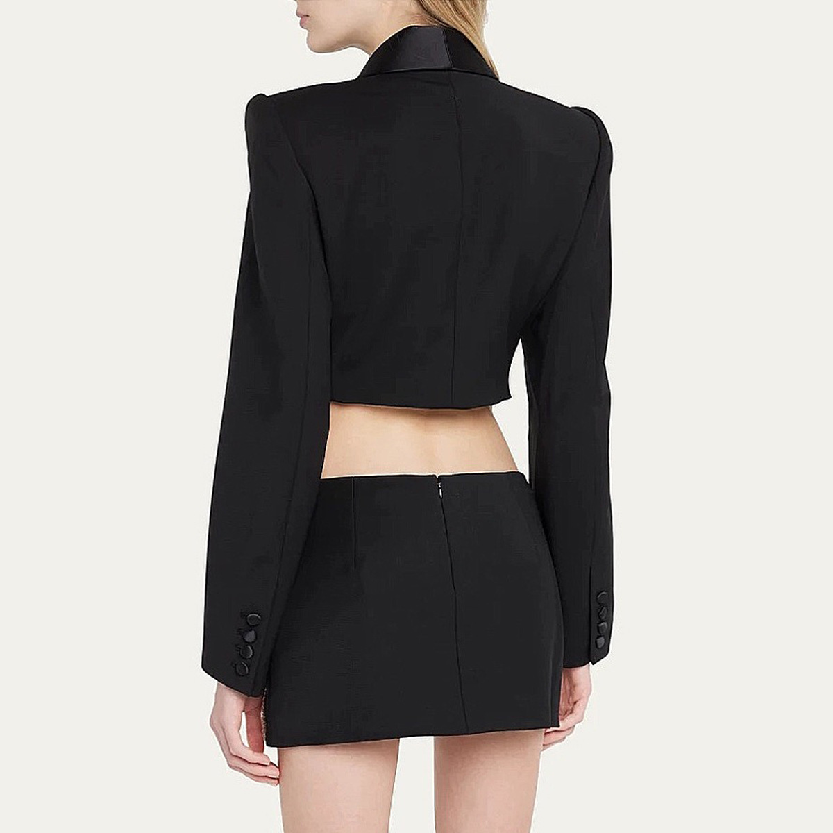 Ensemble blazer perlé personnalisé, costume à double bouton (8)