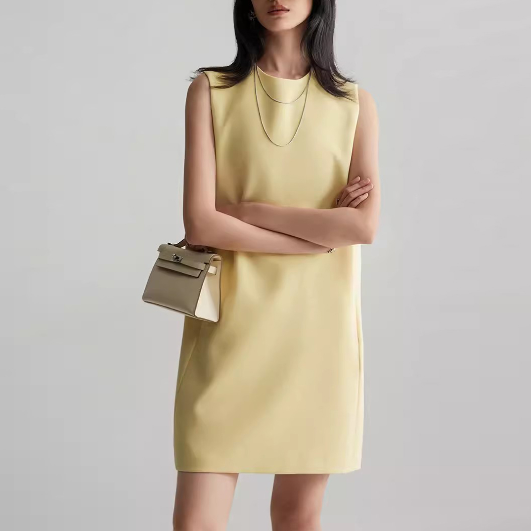 Custom Blend Casual Sleeveless Dress Factory (3)