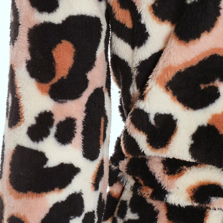 Custom Brown Leopard Print Robe Factor (1)
