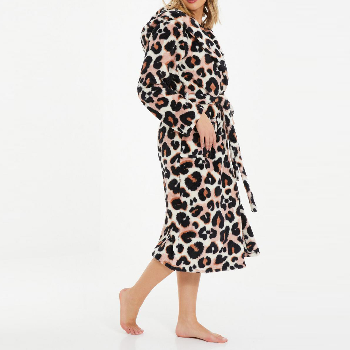 Custom Brown Leopard Print Robe Factor (4)