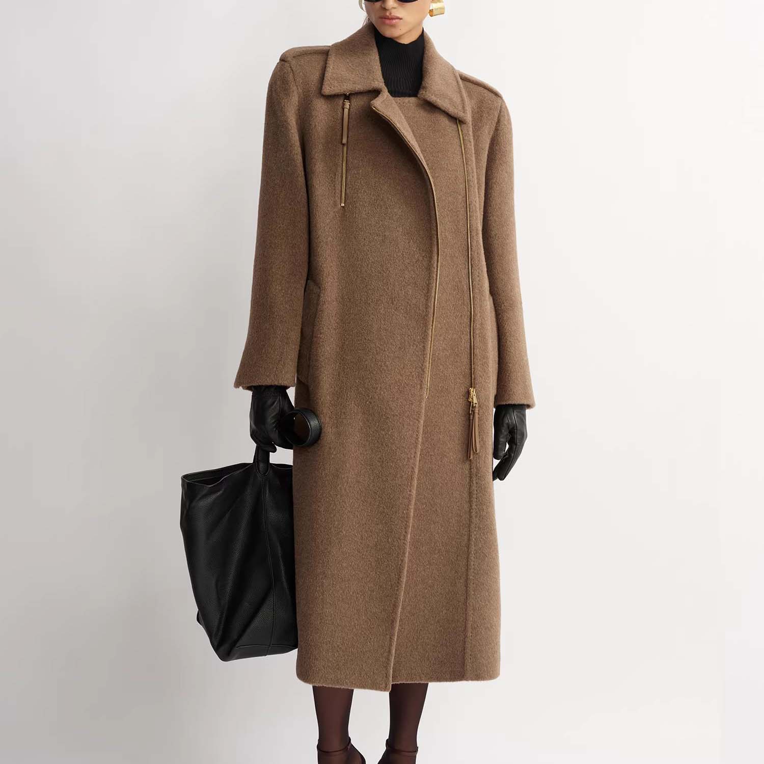 Custom Camel Hair Coat Wool Jacke (4)