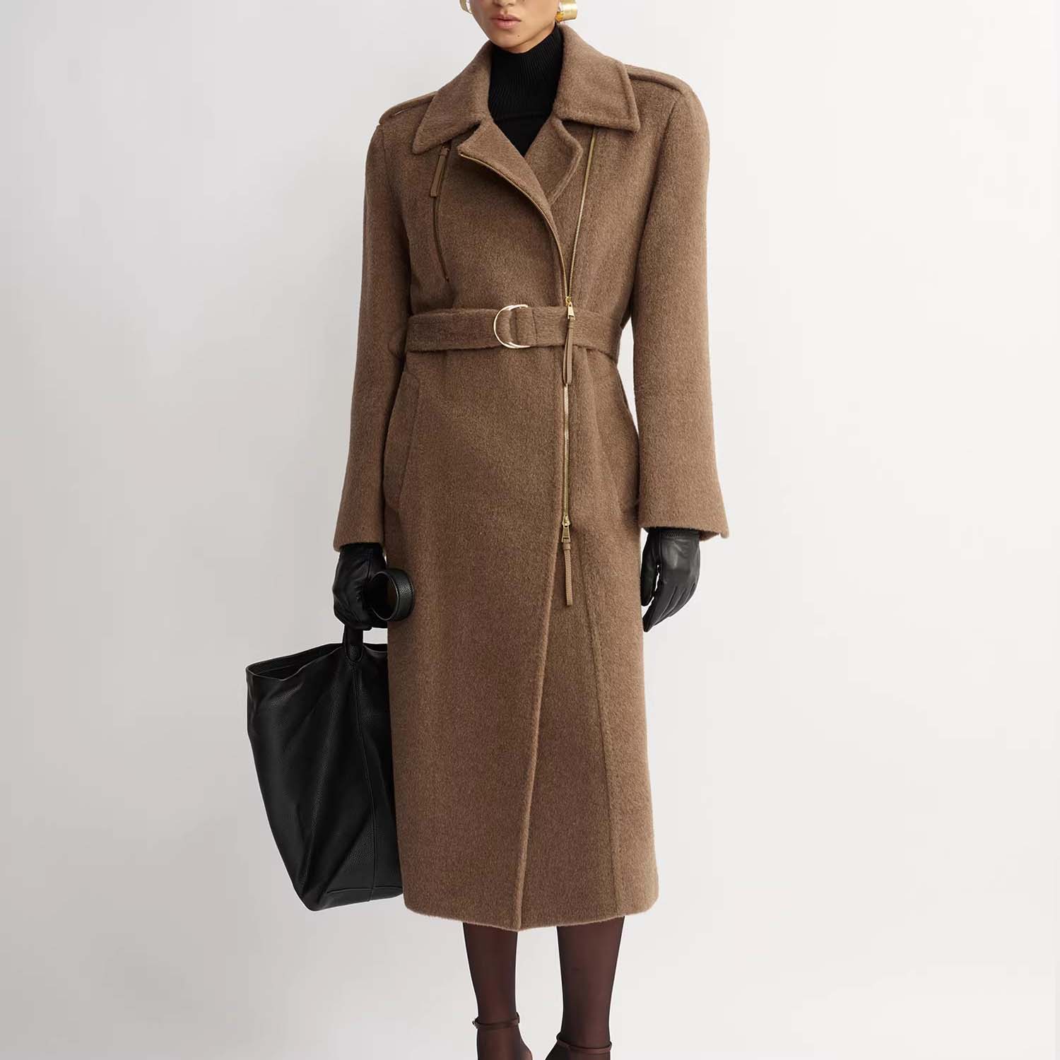 Custom Camel Hair Coat Wool Jacke (5)