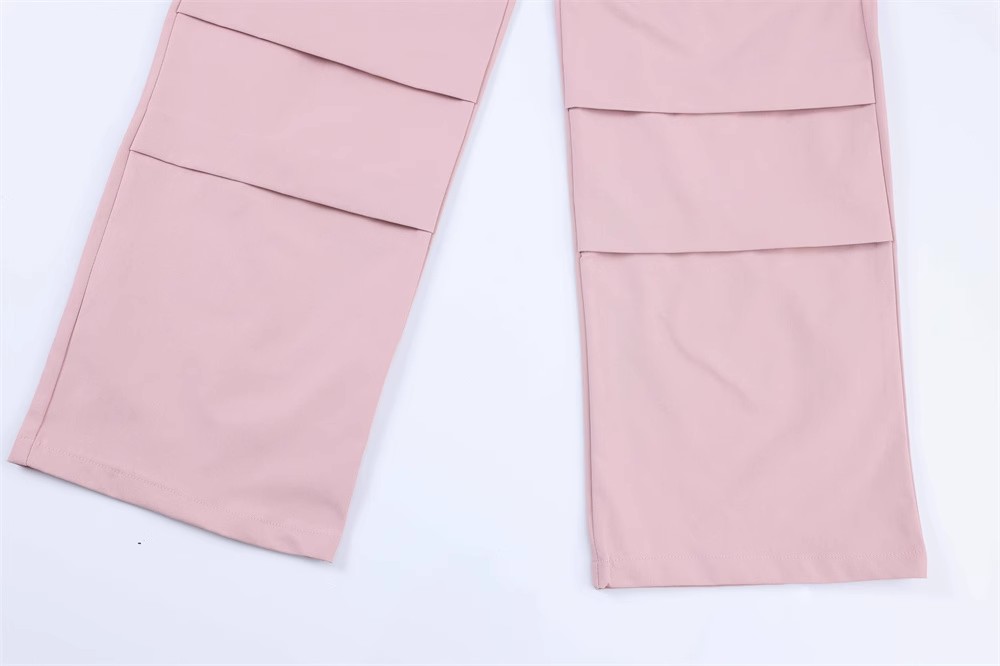 Poches cargo personnalisées Meilleur nouveau produit de conception de pantalons pour dames (2)