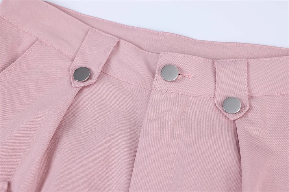 Custom Cargo Pockets Best New Ladies Pant Design Product (3)