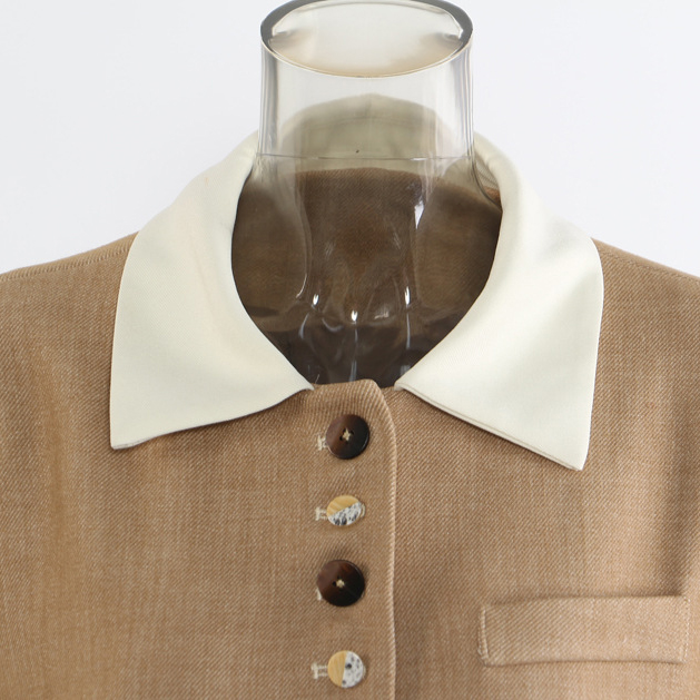 Custom Color-Blocked Blazer Jacket Manufacturer (6)