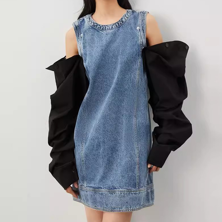 Custom Denim Dresses Women Manufacturer (1)