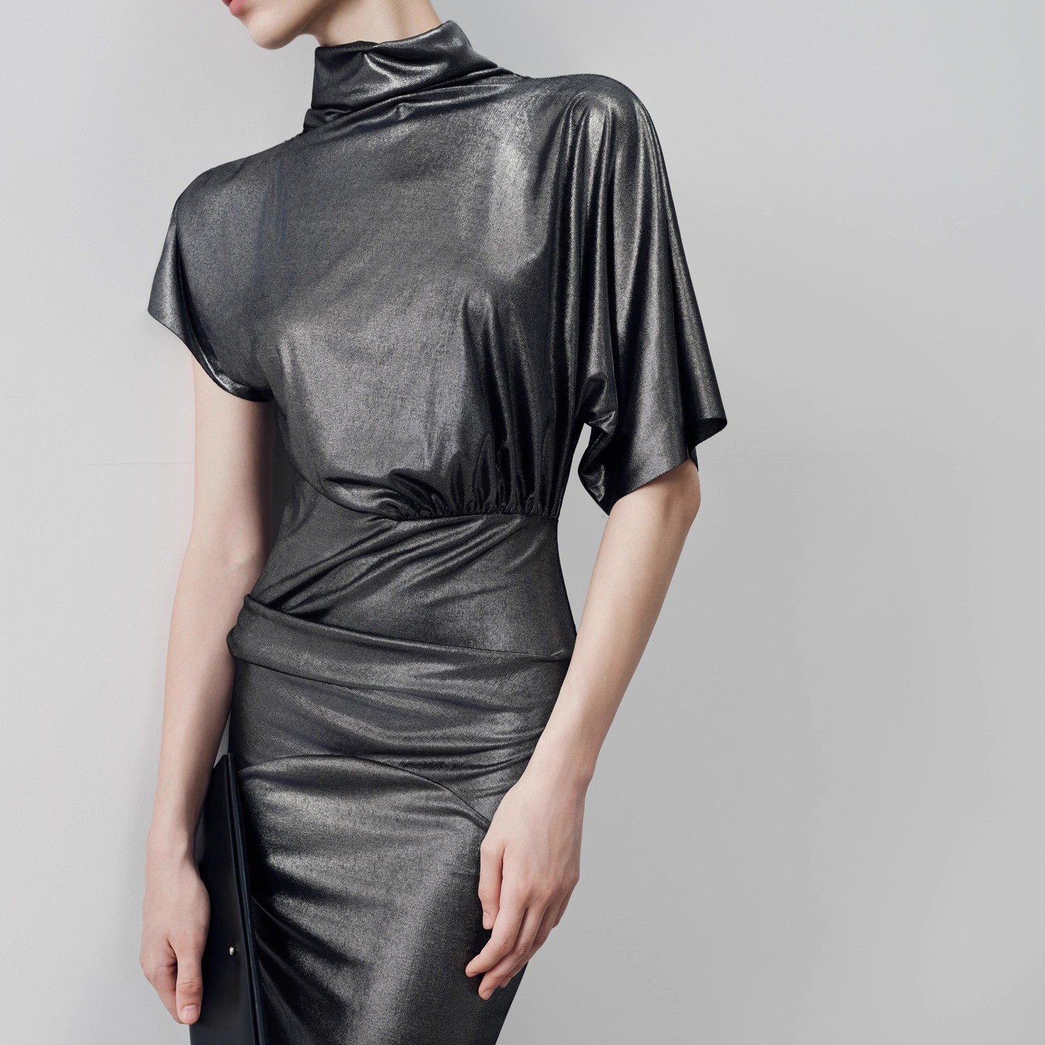 Custom Elegant Patchwork Long Dress Manufacturer (5)