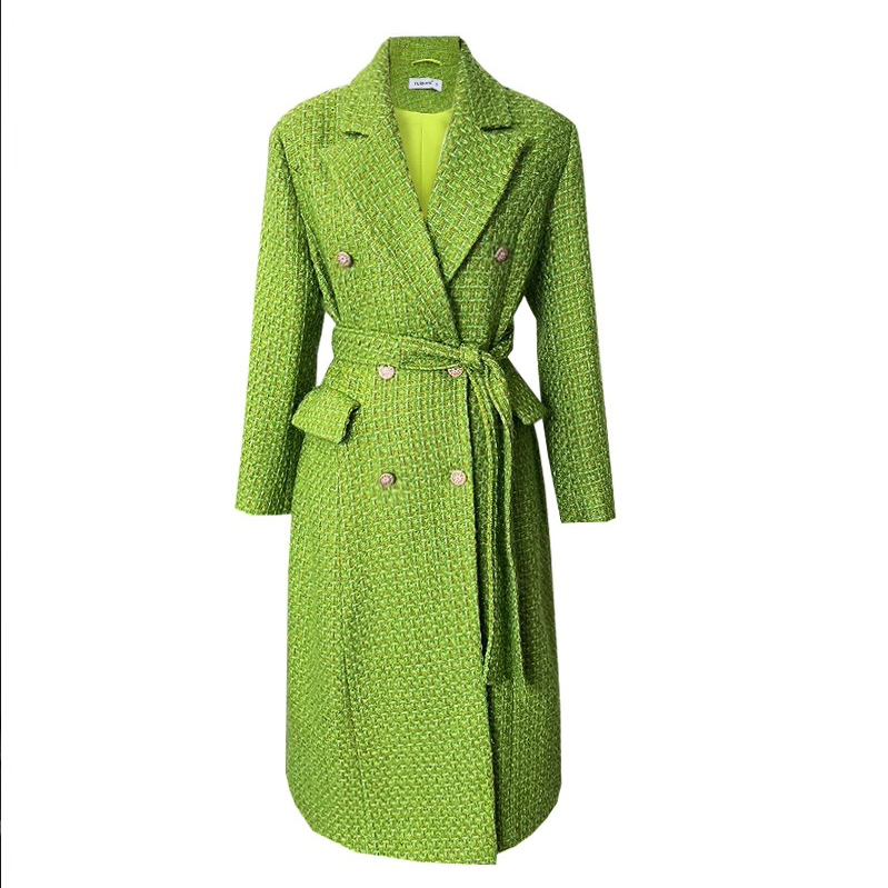 စိတ်ကြိုက် Elegant Tweed Coat ထုတ်လုပ်သူ (၂)ဦး၊