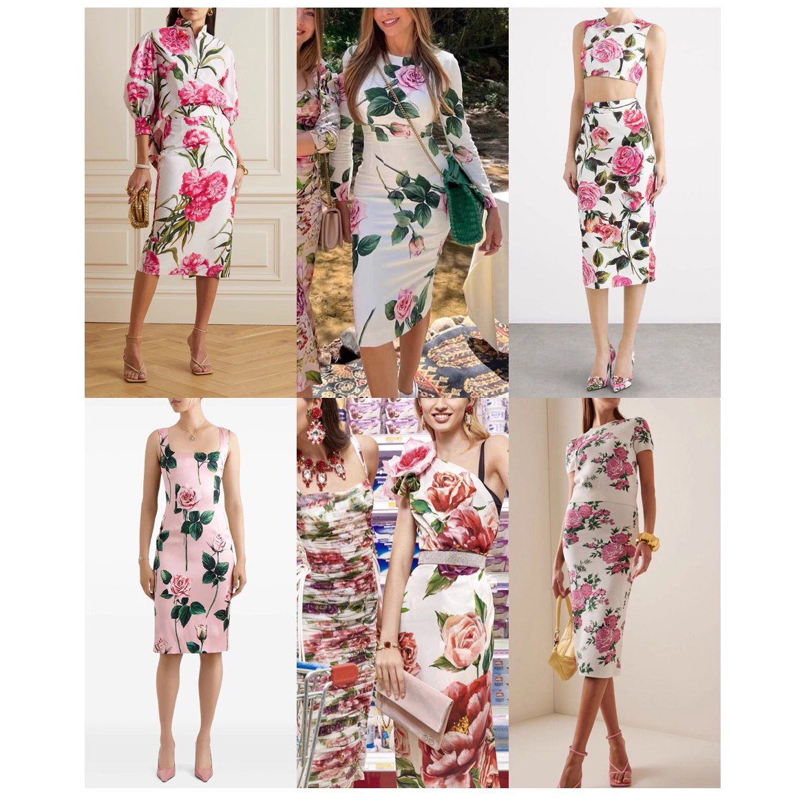 Custom Flower Elastic Knitted Skirt 2-Piece Set Manufacturer (7)