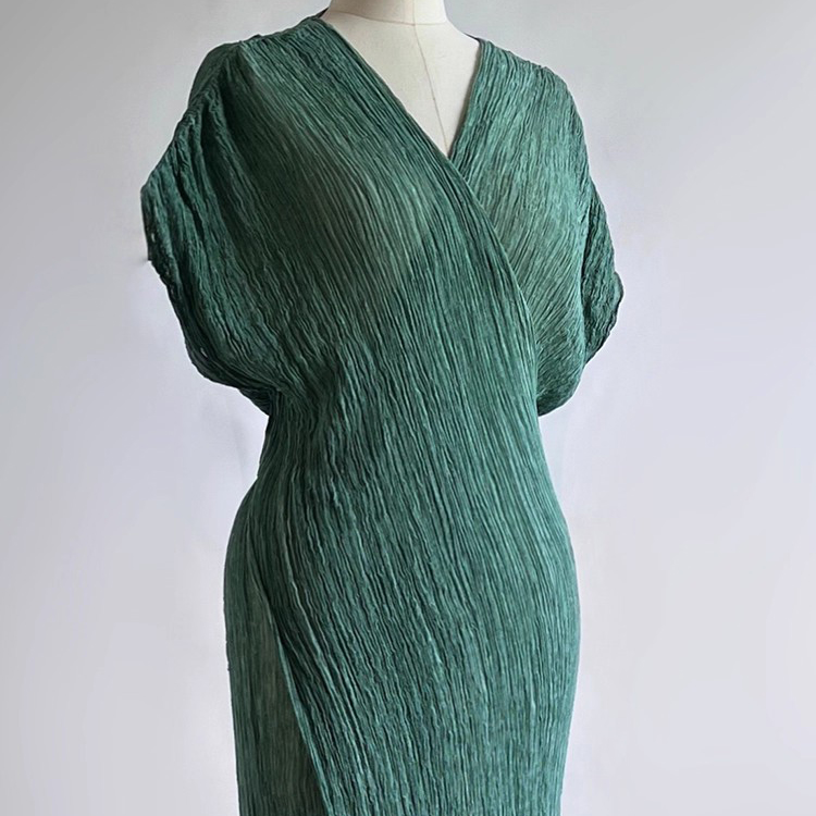 Custom Green Elegant Long Dress Manufacturer (3)