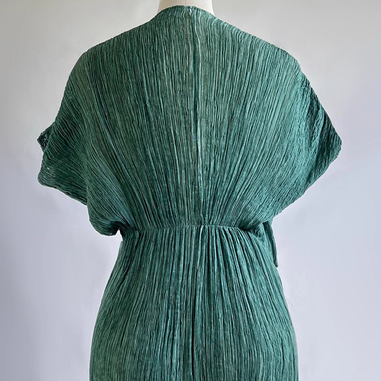 Custom Green Elegant Long Dress Manufacturer (5)