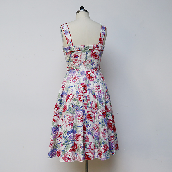 Vestido Floral Halter Personalizado4