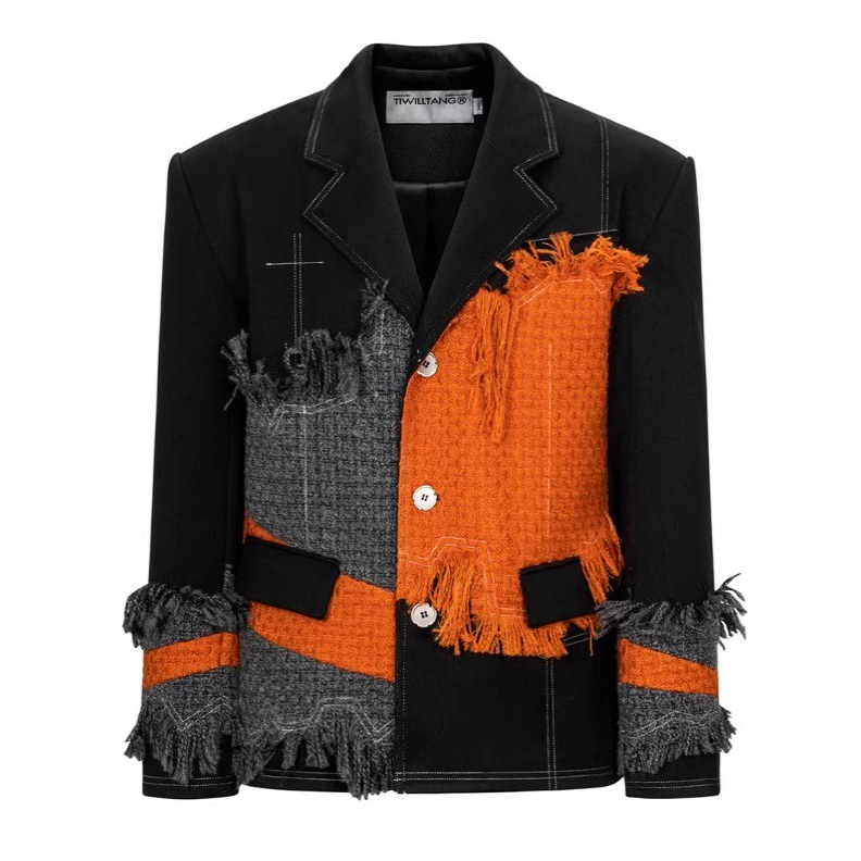 Custom Hand-Brushed Wool Blazer (5)
