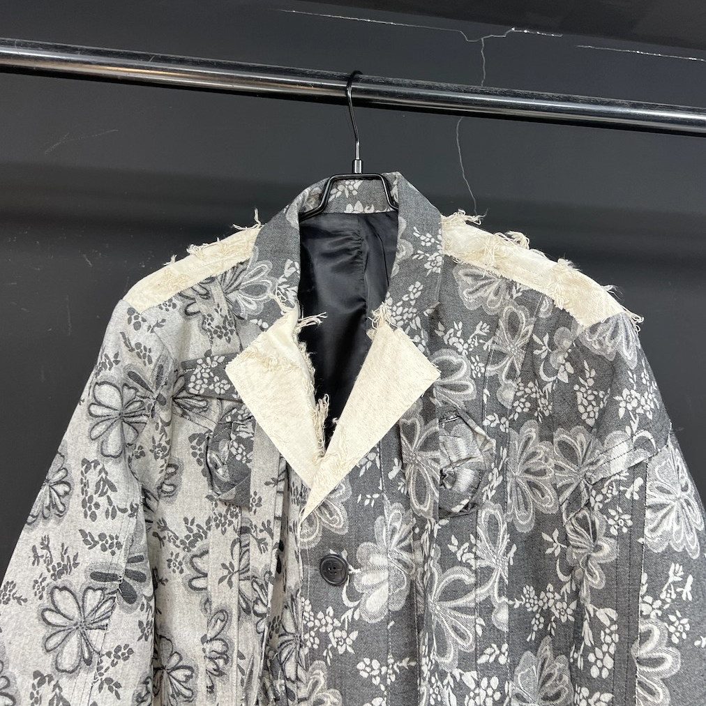 Custom Hand-Embroidered Printed Design Blazer (1)