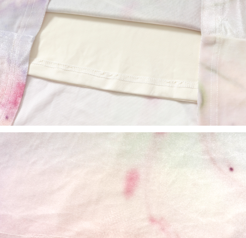 Custom Hand-Painted Floral Velvet Skirt (1)