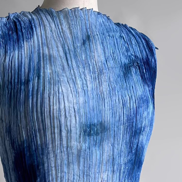 Custom Hand-dyed Silk Dress Manufacturer (1)