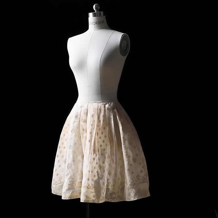 Custom Jacquard Organza Skirt (8)