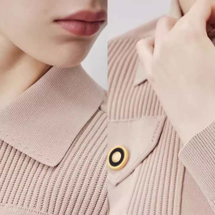 Custom Knit Patchwork Striped Cardigan (6)
