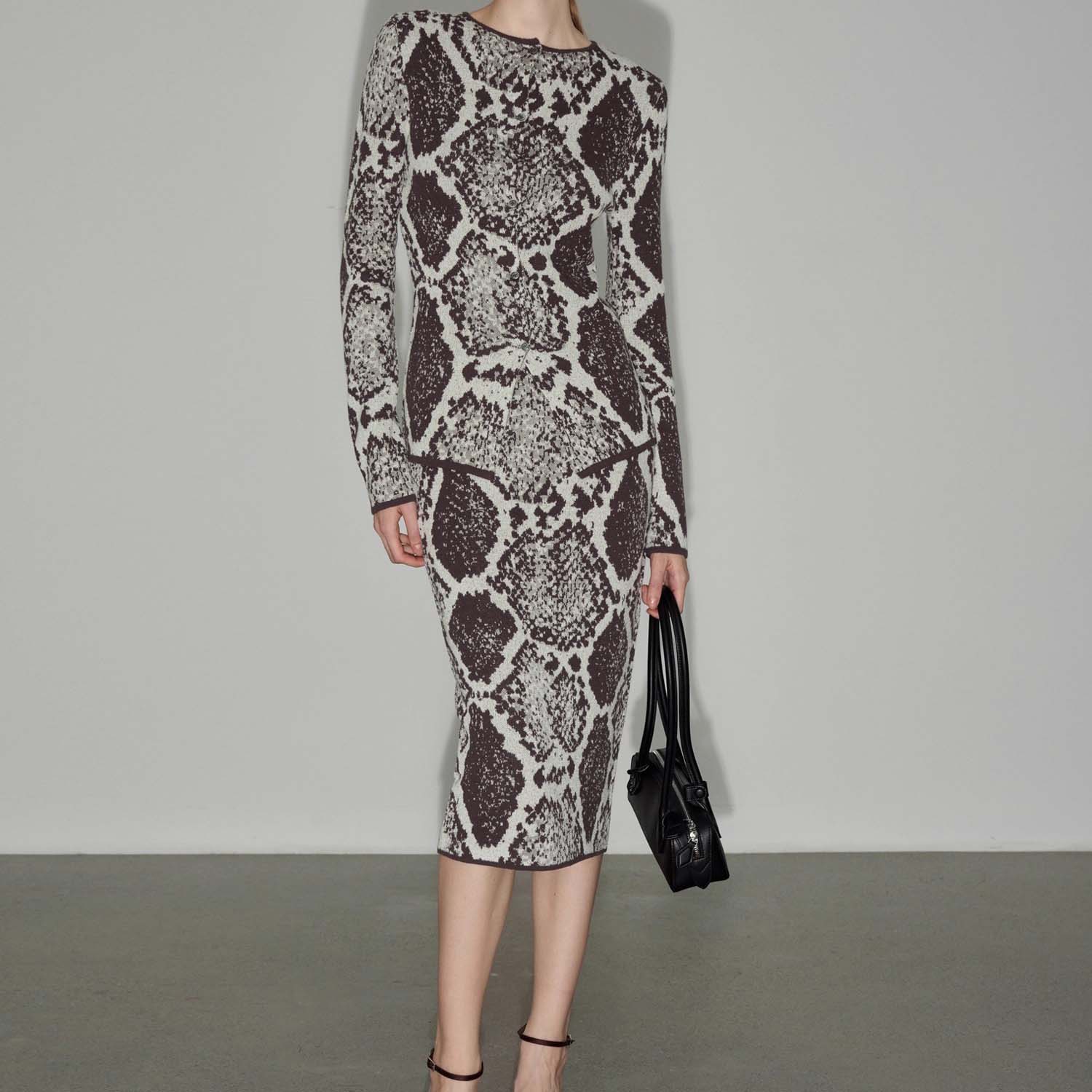 Custom Knit Printed Skirt (1)