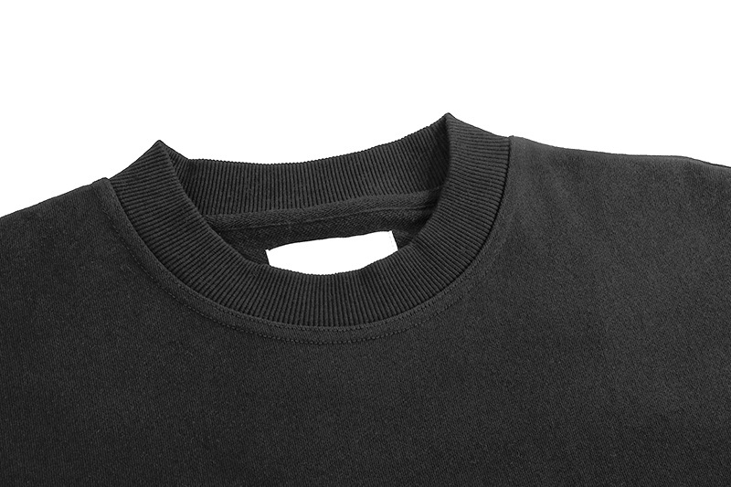 Sudadera con capucha de algodón de color sólido de gran tamaño con logotipo personalizado (10)