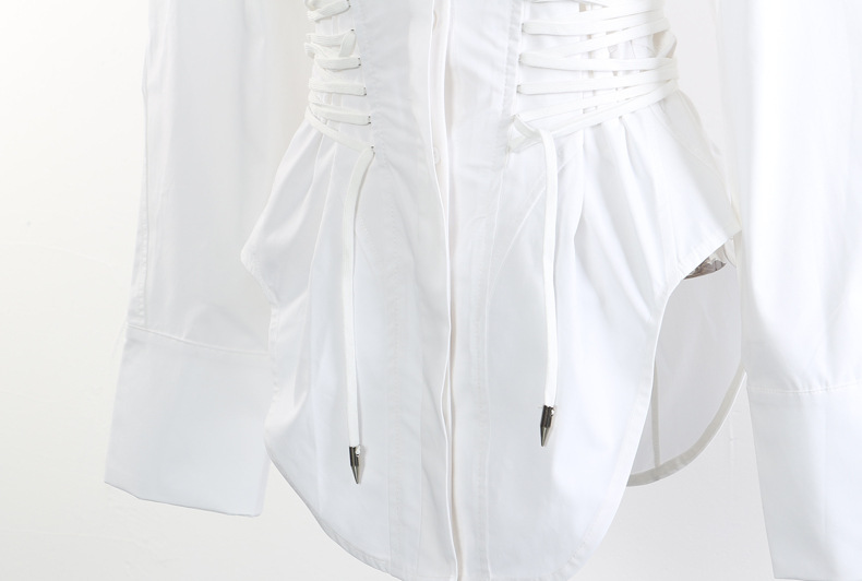 Custom Organic Cotton Drawstring Shirt Jacket (3)