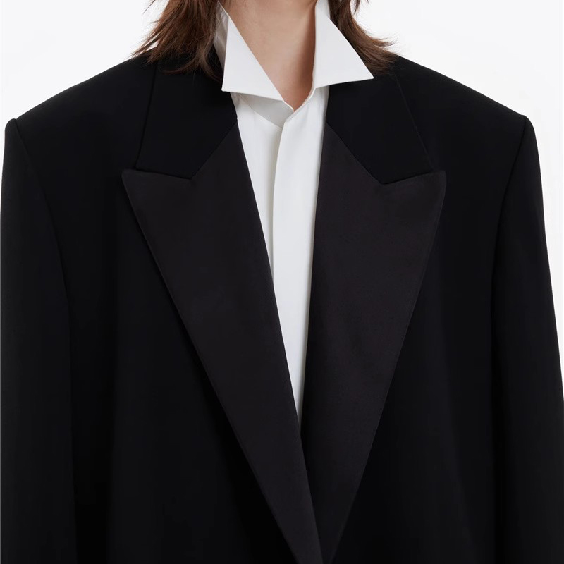 Custom Oversize Black Blazer Manufacturer (4)