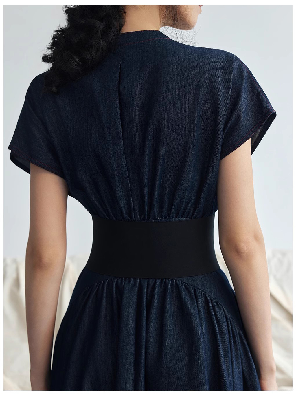 Custom Pleated Printed Dress Manufacturer (13)