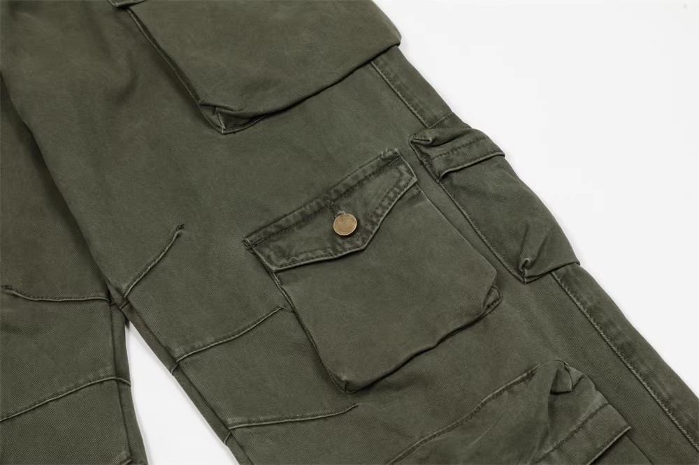 Custom Pocket Overalls Outdoor Oem Pants Production (6)