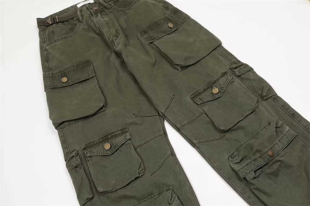 Custom Pocket Overalls Outdoor Oem Pants Production (8)