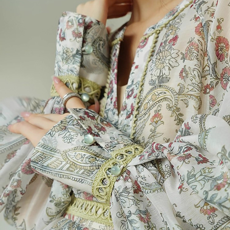 Custom Printed Shirt Top and Short Skirt 2-Piece Set (3)