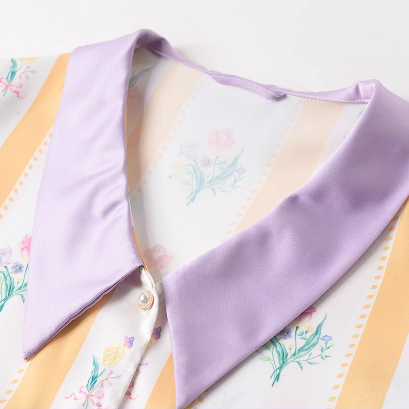Custom Printed Silk Comfort Pajama Set Manufacturer (6)
