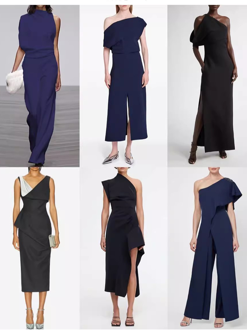 Custom Satin Elegant Slit Dress Manufacturer (5)