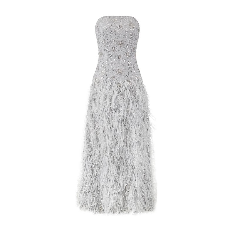 Custom Sequined Elegant Evening Dress Factory (6)
