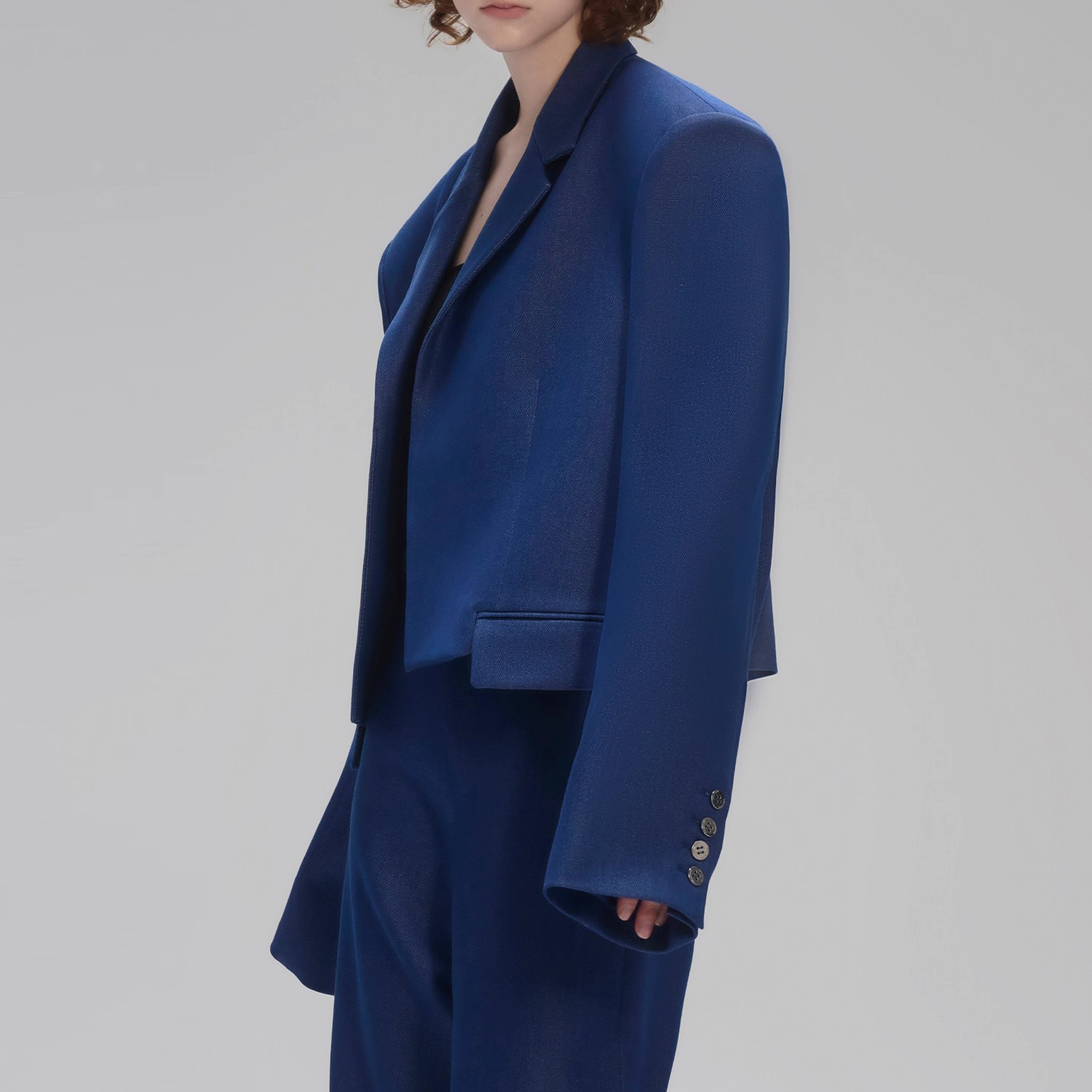 Custom Short Blazer Jacket and Pants Set (5)