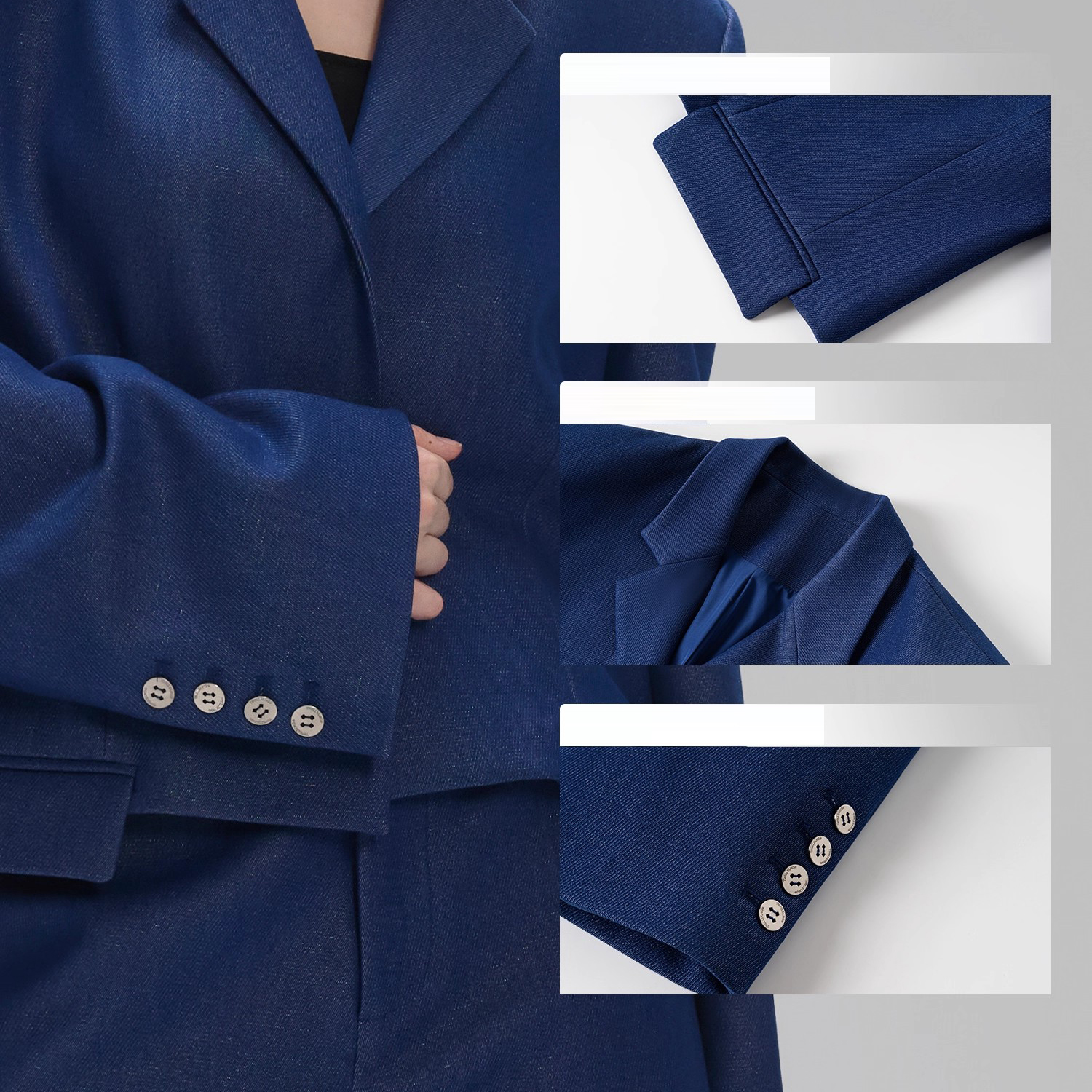 Custom Short Blazer Jacket and Pants Set (7)