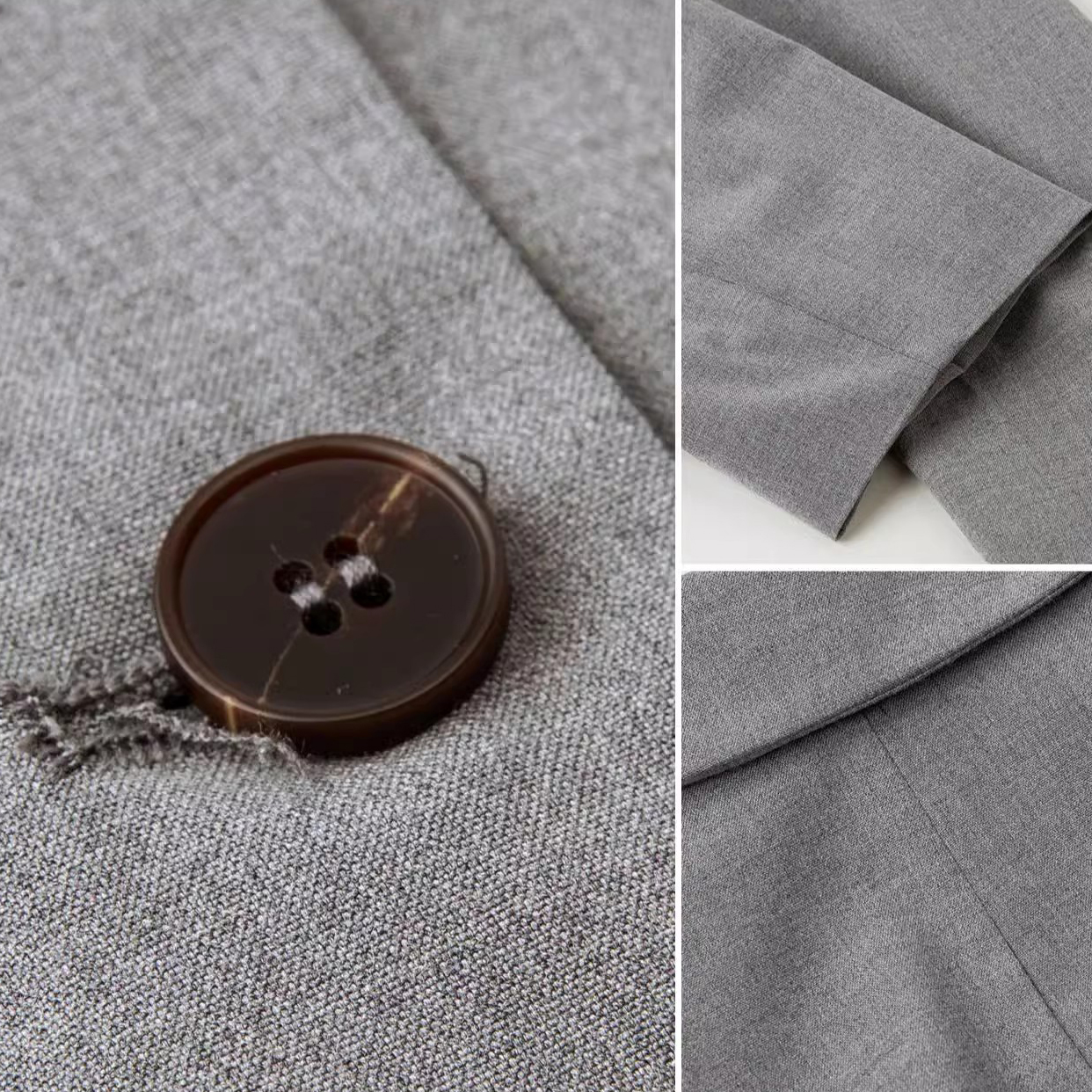 Custom Simple Grey Shirt Dress Factor (2)