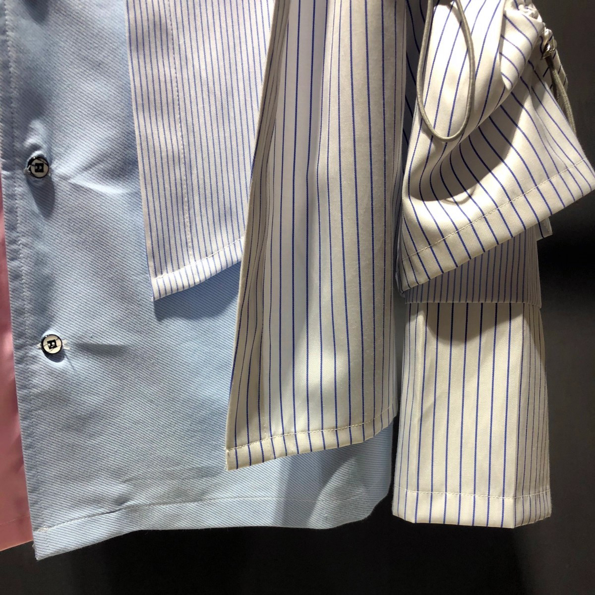 Custom Striped Loose Patchwork Shirt Factory (12)