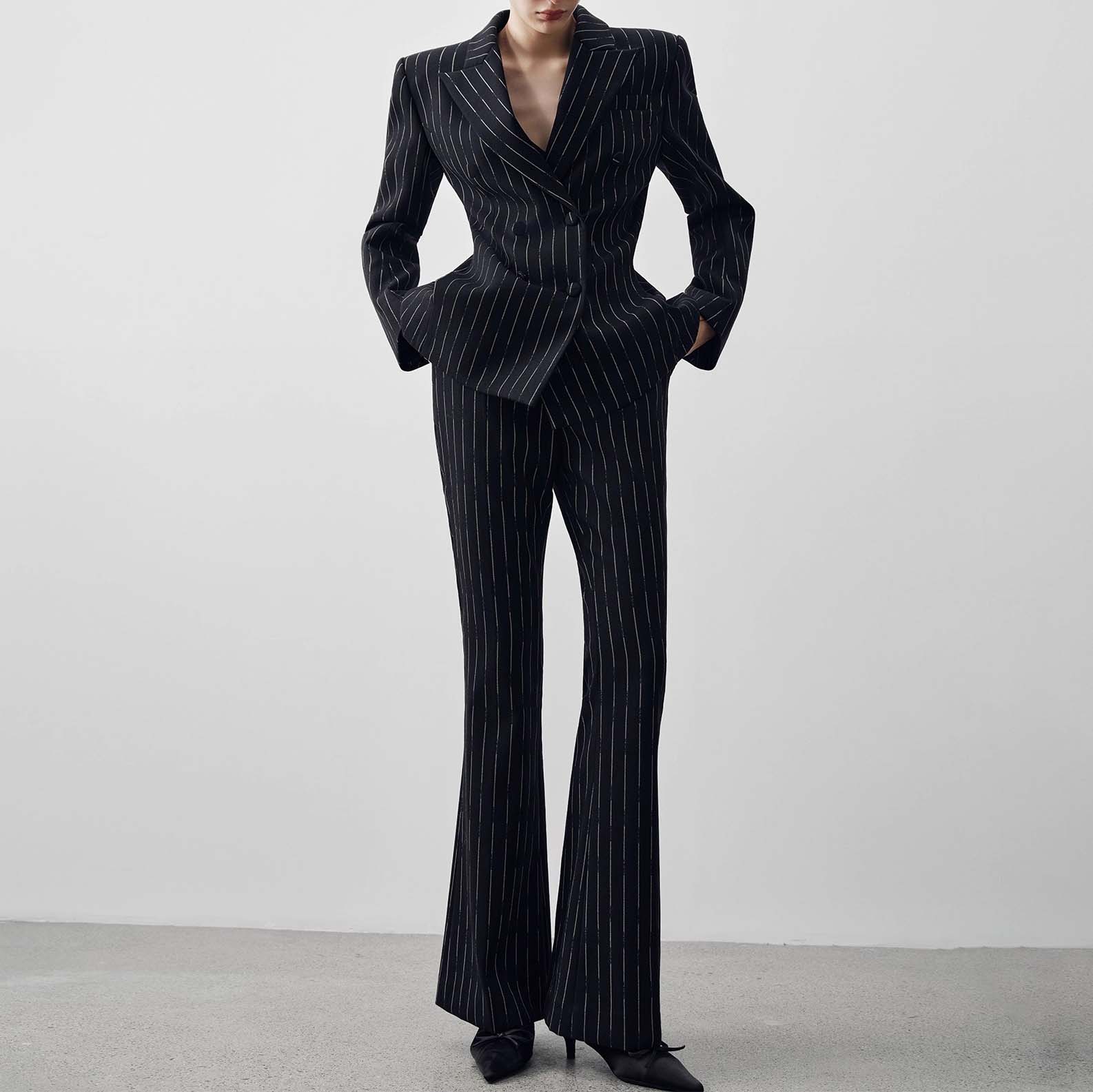 Custom Striped Wool Pants Manufacturers (2)