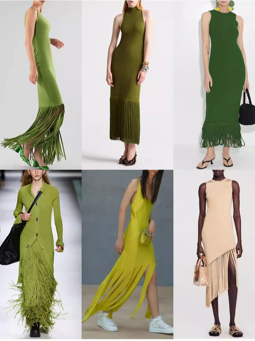 Custom Tassel Knitted Dress Manufacturer (5)