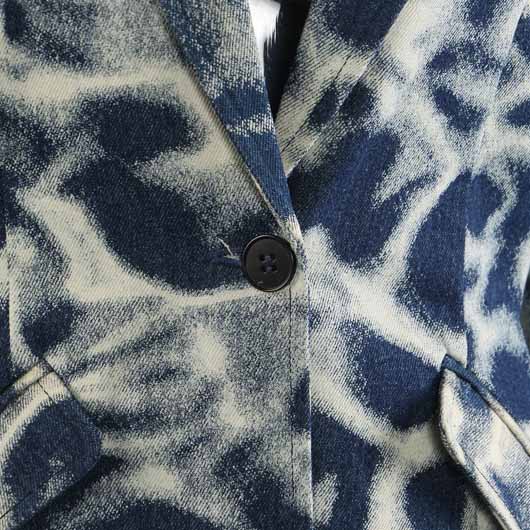 Custom Tie-Dye Denim Blazer Factory (2)