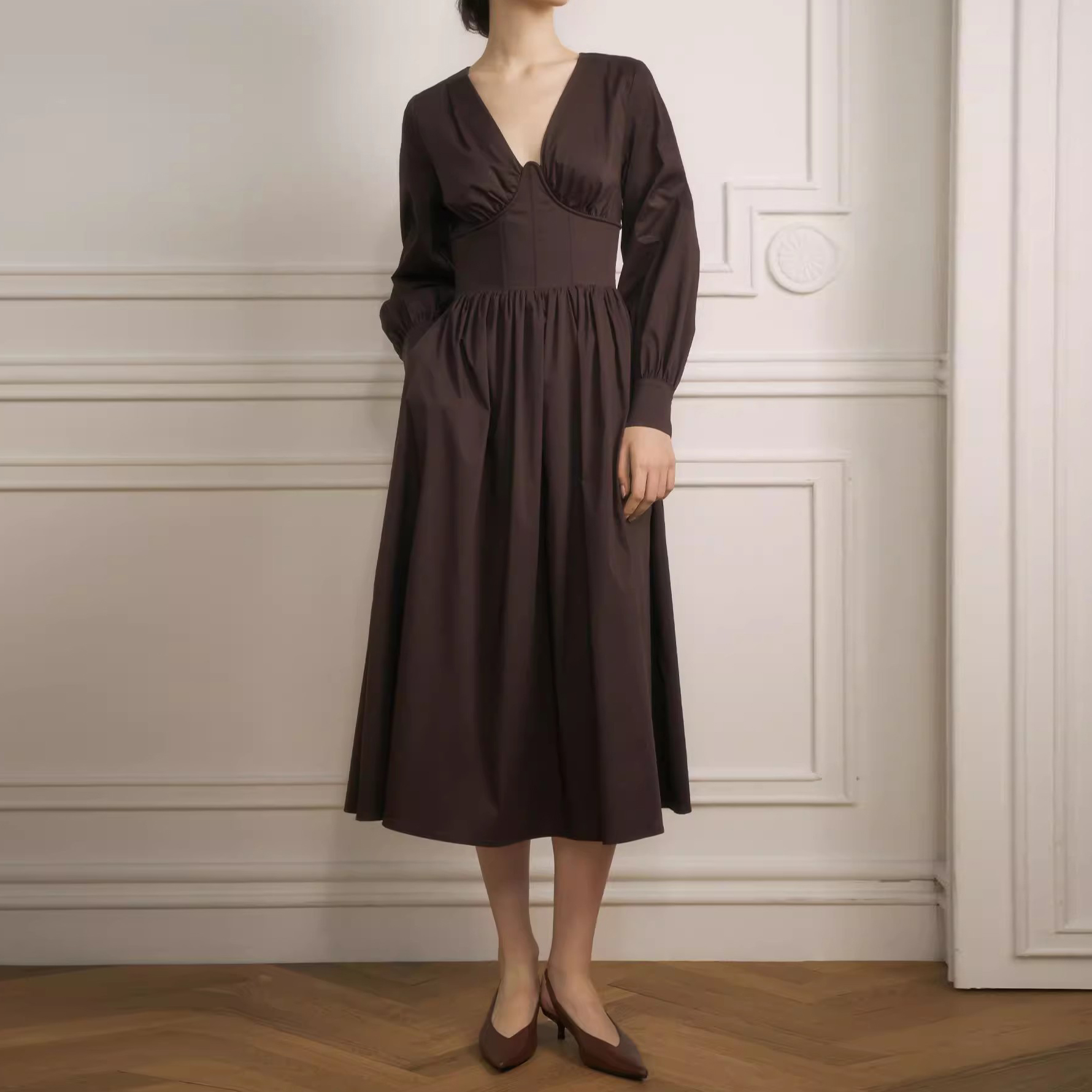 Custom Vintage Linen Casual Dresses Women Factor (3)