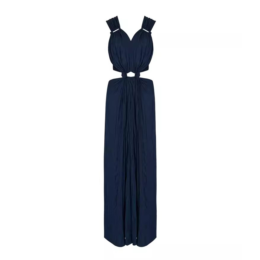 Custom Waistless Design Elegant Long Dress Factory (1)