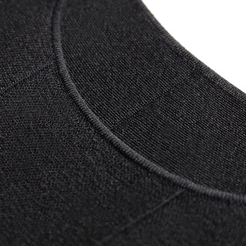 Custom Wool Black Dresses Women Manufacturer (7)