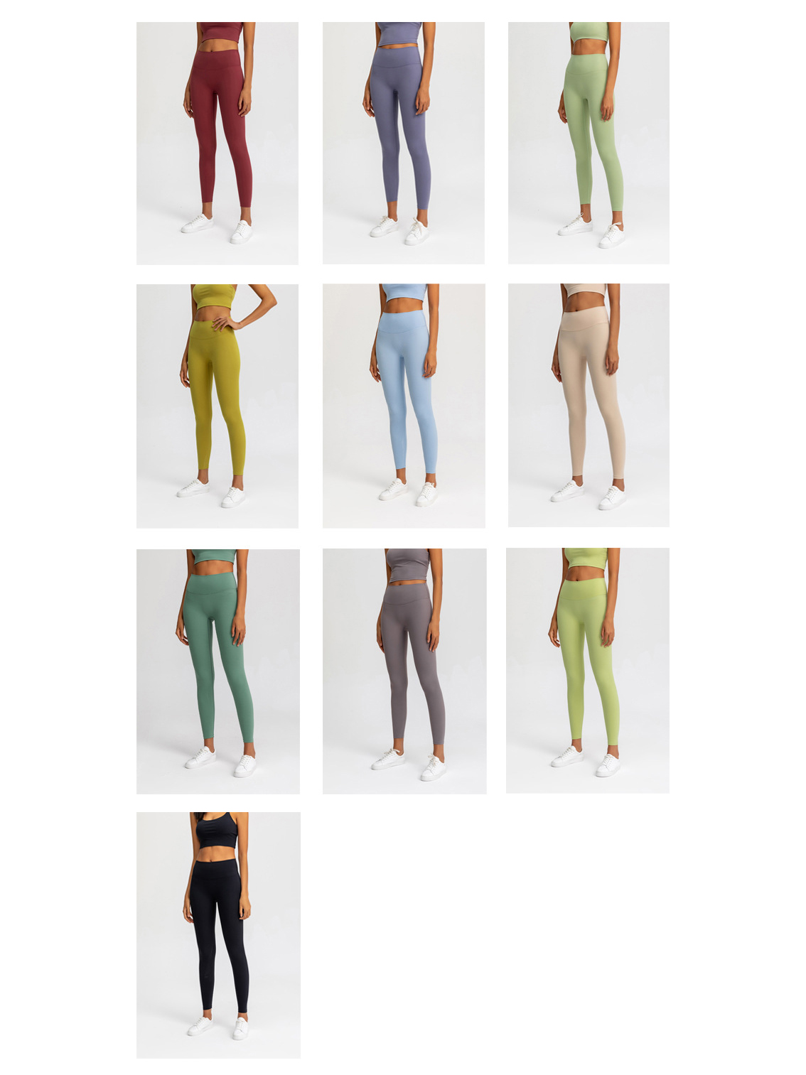 Aṣa legging Ladies Yoga Ṣeto Olupese (5)